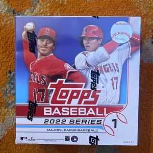 Topps baseball 2022 series 1 MLB sports card box unopened